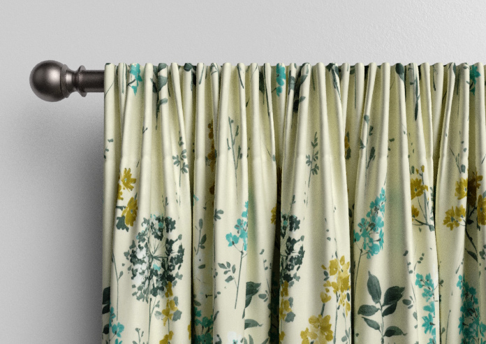 Wild Meadow, Pistachio - Made to Measure Curtains - Image 9